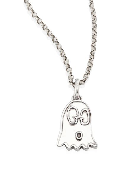 ghost gucci necklace free shipping|Gucci ghost ring in silver.